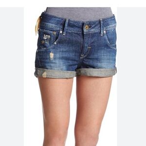 G-Star Raw NWOT Women's Arc Jean Shorts UV Trash Comfort Rover Denim 26